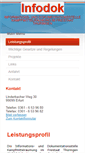 Mobile Screenshot of infodok-kampfmittelraeumung.de